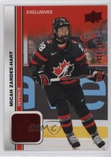 2023 Team Canada Juniors Women's WC Exclusives 26/100 Micah Zandee-Hart #46 0b3