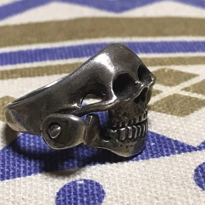 The Great Frog Crazy Pig 1981s Silver 925 Skull From Japan image 4