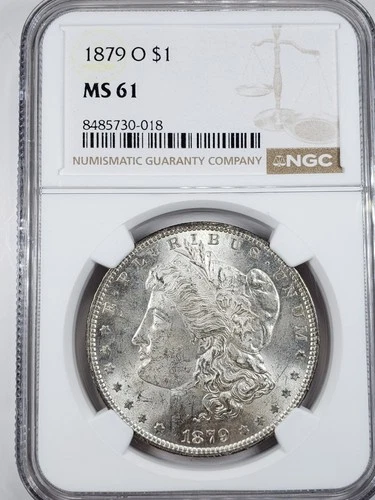 1879 O Morgan Silver Dollar NGC MS61