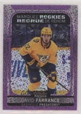 2021 O-Pee-Chee Platinum Marquee Rookies Violet Pixels /299 David Farrance 14d2