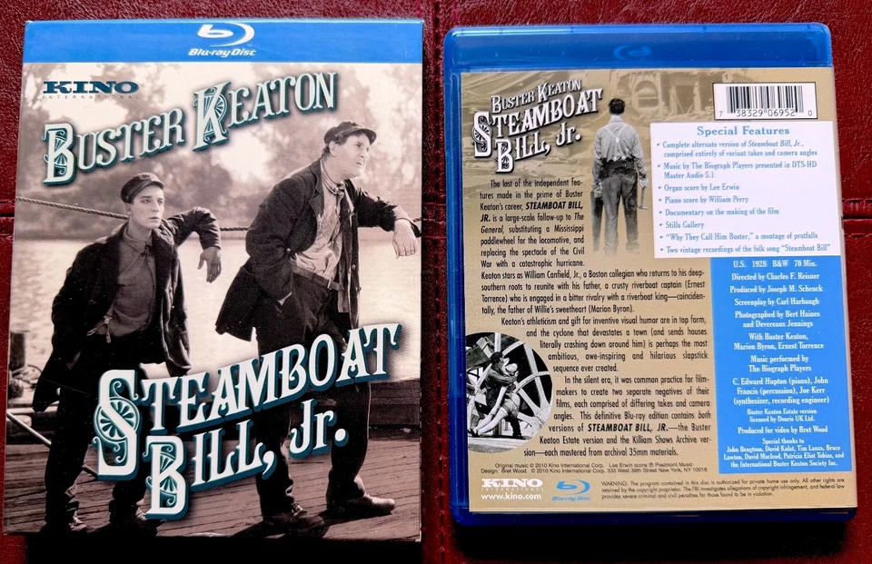 Blu-Ray STEAMBOAT BILL JR  - KINO, - Buster Keaton  - Clean! - Image 3 of 3
