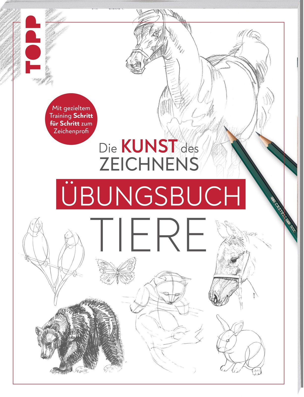 Die Kunst des Zeichnens - Tiere Übungsbuch Frechverlag