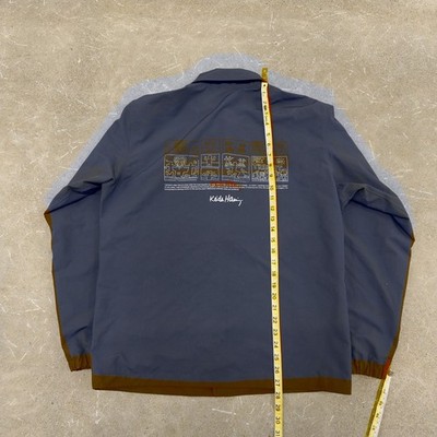 Uniqlo x Keith Haring Art In Transit Coach's Jacket Windbreaker Sz