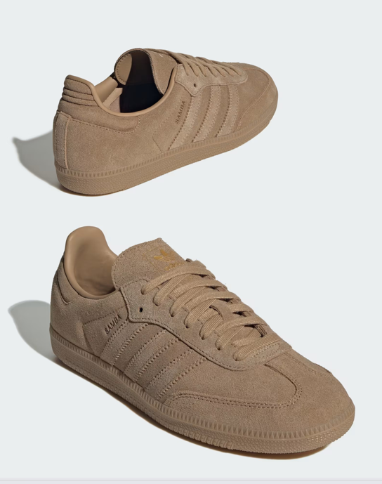 adidas Samba OG JR0889 Cardboard Sand Strata Gold Metallic Men