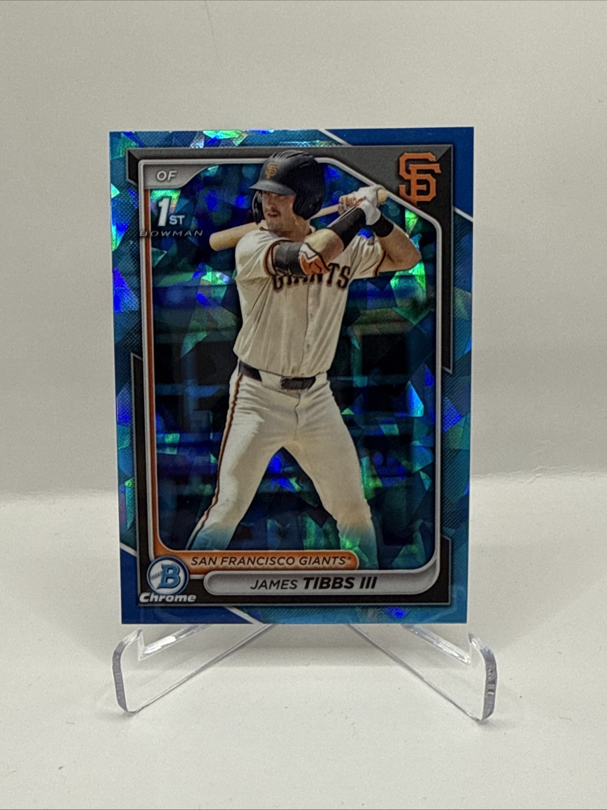 2024 Bowman Chrome Draft James Tibbs III 1st Sapphire Refractor #BDC-40 RC