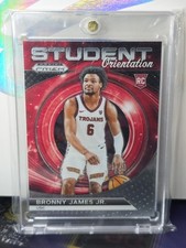2024-25 Panini Prizm Draft Picks - Student Orientation Bronny James #12 (RC)