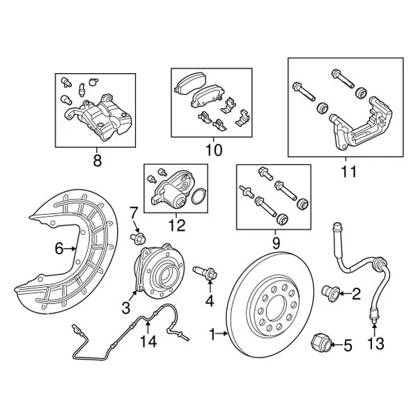 For Jeep Cherokee 2014-2021 Mopar Parking Brake Actuator Foto 4 de 4