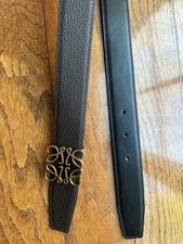 Loewe Reversible Anagram belt in supple grained calfskin