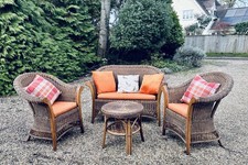 Indoor Wicker Furniture 4 Piece Set