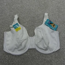 Vanity Fair Bra Womens 36H White Underwired Minimizer Beauty Back 76080