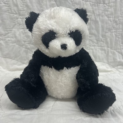 Ty Silk Tysilk Classic 10  Plush Panda Bear Shanghai 2007 Black White No HangTag