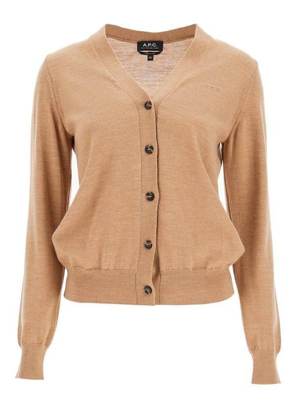 APC Salome Logo Cardigan - Luxury Fashion from Korea image 4