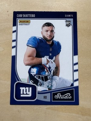 2025 Panini Instant NFL STUDIO ROOKIE SR3 CAM SKATTEBO NEW YORK GIANTS /367