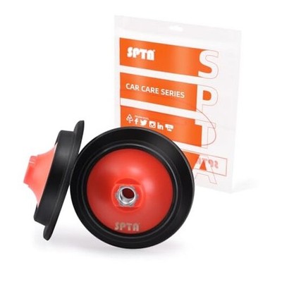  2Pcs RO Rotary Flexible Backing Plate, 5 Inch (125mm) Orange 5/8''-11 Thread