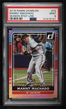 2016 Panini Donruss Stat Line Season 23/35 Manny Machado #72 PSA 9 MINT tj0