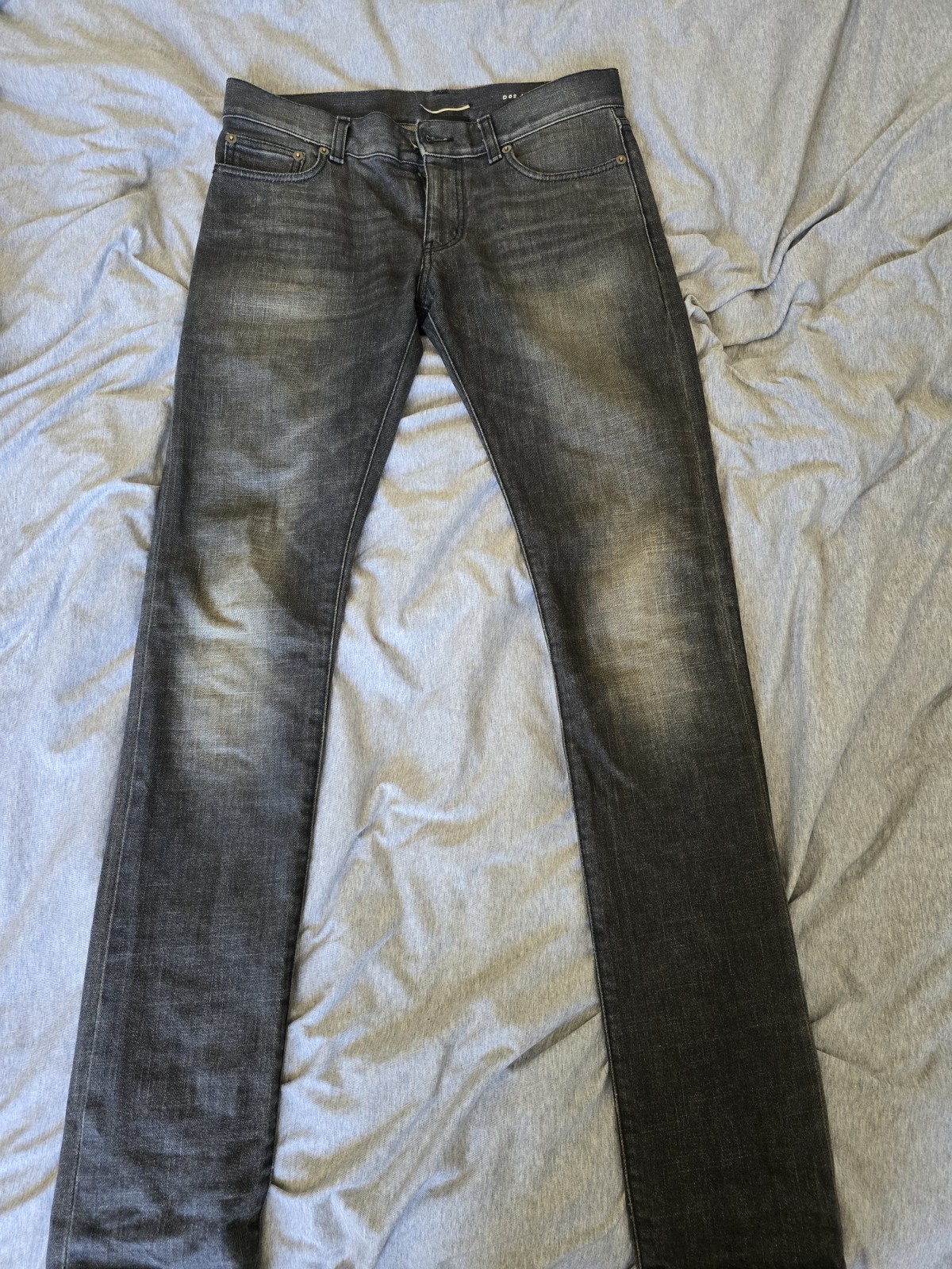 Rari jeans Saint Laurent Hedi Slimane epoca come indossati da David Beckham