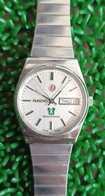 NICE & RARE VINTAGE RADO GREEN HORSE AUTOMATIC 17 JEWELS SWISS