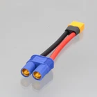 XT60 Male to EC8 Female Wire Adapter 10AWG 10cm RC ESC Charging Battery Leads