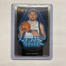 Luka Doncic *Neon Icons* 2023-24 Panini Select Basketball #21 Mavericks 