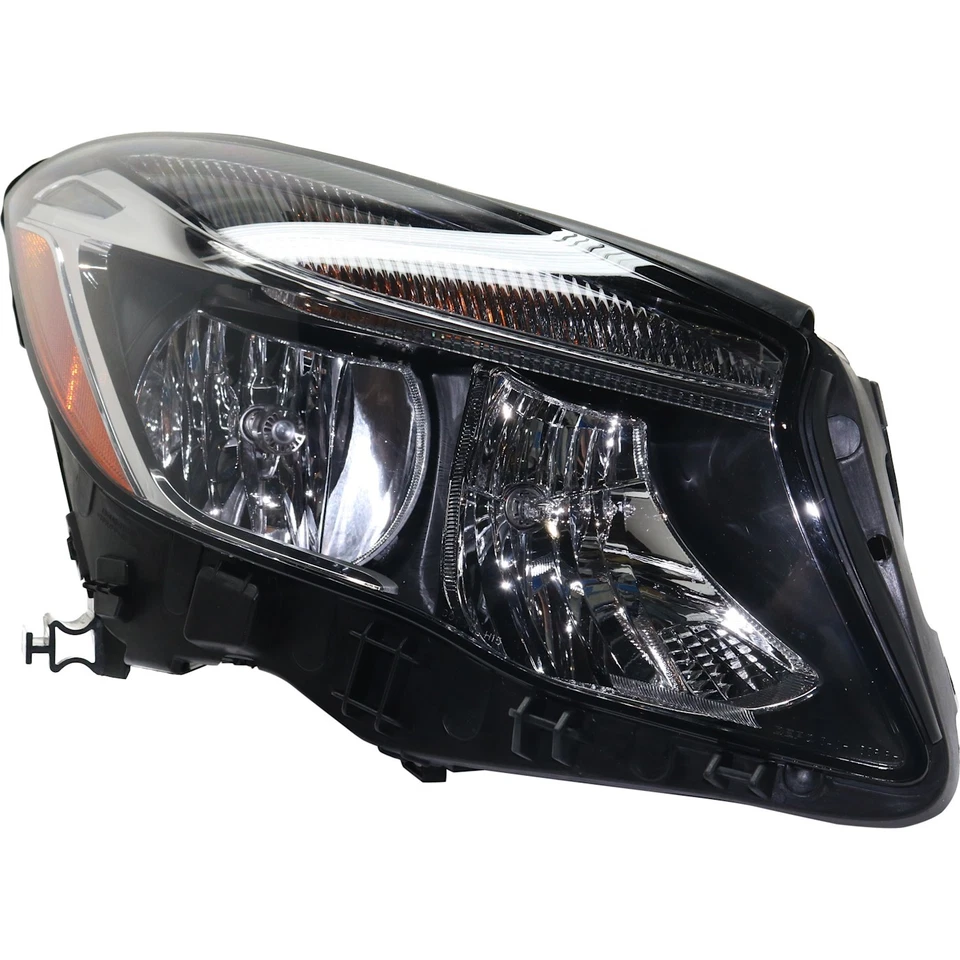 Headlight Set For 2015-2020 Mercedes Benz GLA250 LH & RH CAPA Clear Lens Halogen Foto 2 de 4