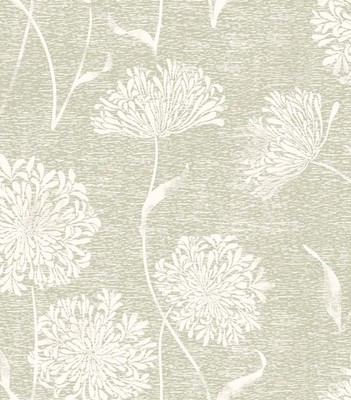 Peel and Stick Wallpaper Faux Grasscloth Floral Contact 17.3'' x 78.7'' Beige