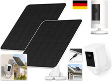 Solar Panel für Ringkamera, 5W Kamera Solarmodul Ladegerät für Ring Stick Up Cam