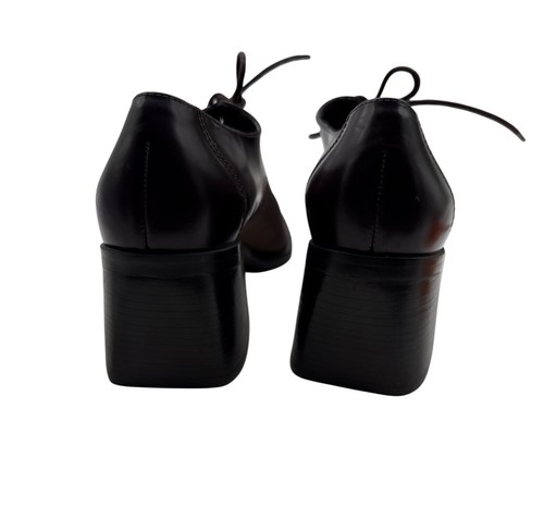 Nine West Größe 7 Schnürschuhe Business Freizeit Oxford klobiger Absatz strukturierte Einsätze - Bild 5 von 13