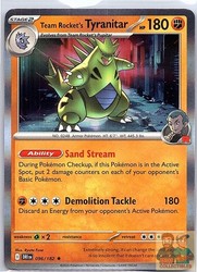 Team Rocket's Tyranitar 096/182 Destined Rivals Holo Rare