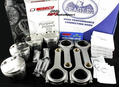 Wiseco Pistons & Eagle H-Beam Rods K20A2 K20Z Acura RSX-S 86.5mm Forged Set