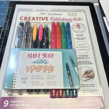 Tombow Creative Notetaking Kit Multicolor Markers, Highlighters, Pencil, Notebo