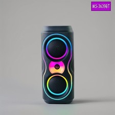 MODEL-Bluetooth Speaker-LED-FM Radio-USB Plug and Play-Detachable Battery