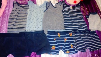 Kinder Jungen Set 8-teilig Top+Short Gr. 110/116-, v. topolino--sammeln