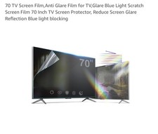 70 Inch TV Screen Protector HD Clear TV Screen Protector Cover Acrylic Clear ...