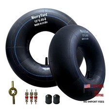  2-Pack Premium 15x6.00-6" Inner Tubes with TR-13 Straight Valve Stem - for