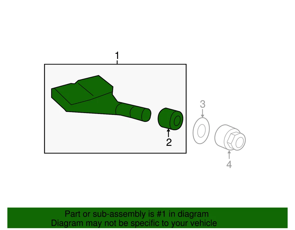 Conjunto de sensor original Acura 2015-2020 TPMS 42753-TZ3-A51 Foto 3 de 3