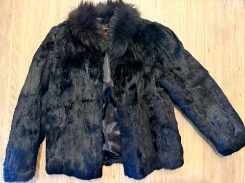 Vintage Sergio Valente Fur Mid-Length Lined Coat Size S - product listing photo