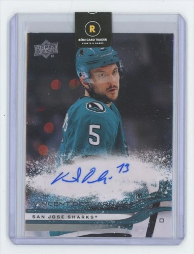 2025-26 Upper Deck SNOW SPRAY AUTO Vincent Desharnais Auto #392 San Jose Sharks