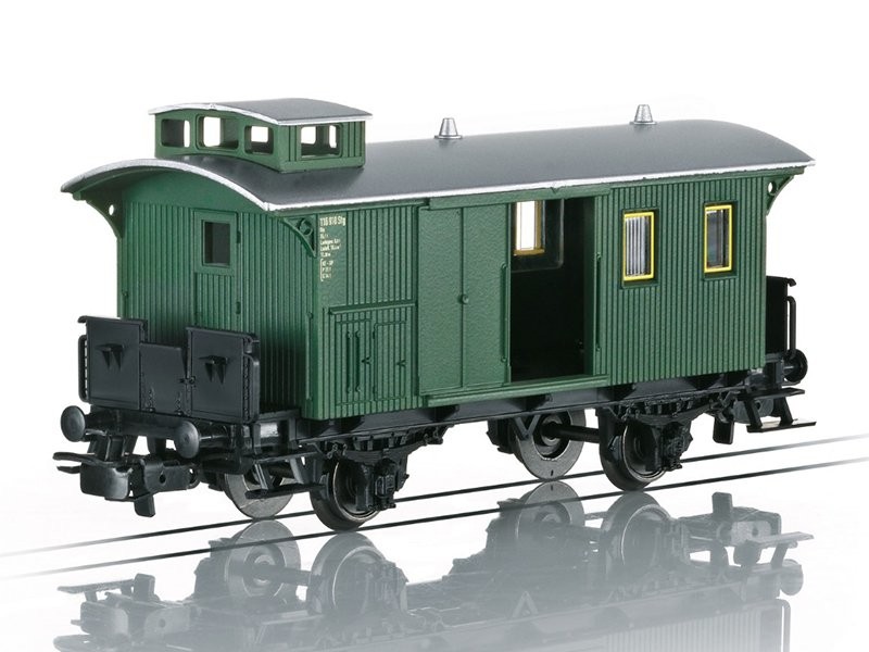 Fourgon à bagages Märklin 4038 HO pour animer les soirées de modélisme en famille