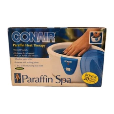Conair Pro Paraffin Heat Therapy Spa Hands Elbows Aloe Vera Bonus 20 Liners New