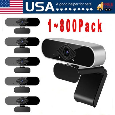 1080P Full HD USB Webcam for PC Desktop,Laptop Web Camera with Microphone Lot