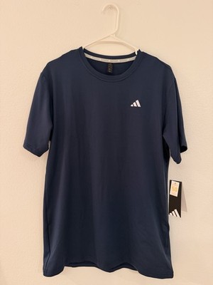 Adidas Men s Performance T Shirt Navy Blue Athletic Training Tee Size M New