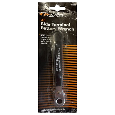 Deka East Penn 00683 Ratcheting Side Terminal Battery Wrench Fits 5/16'' Bolt