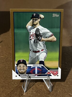 Bailey Ober /2023 GOLD BORDER SP Parallel Topps 2023 Minnesota