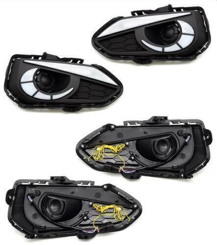 Led DRL White Color Front Fog Lamp For Honda Fit GK5 2018-2020 Day Running Light - Picture 6 of 12