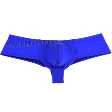 Boxers de tanga de cuerda para hombre mejorar bolsa abultada correa para posar masculina corte alto boxer