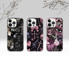 Gothic Dark Collage Phone Case for iPhone 16 15 14 for Pixel 9 8pro for Samsung