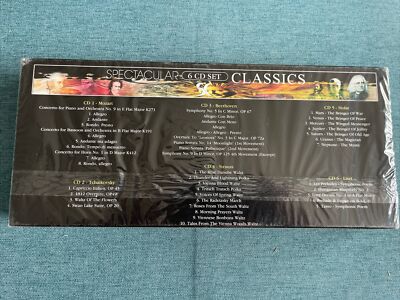 Musicbank Ltd : Spectacular Classics 6 CD Set New and Sealed | eBay UK