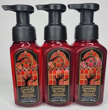 BATH BODY WORKS LOT OF 3 VAMPIRE BLOOD GENTLE CLEAN FOAMING HAND SOAP 8.75