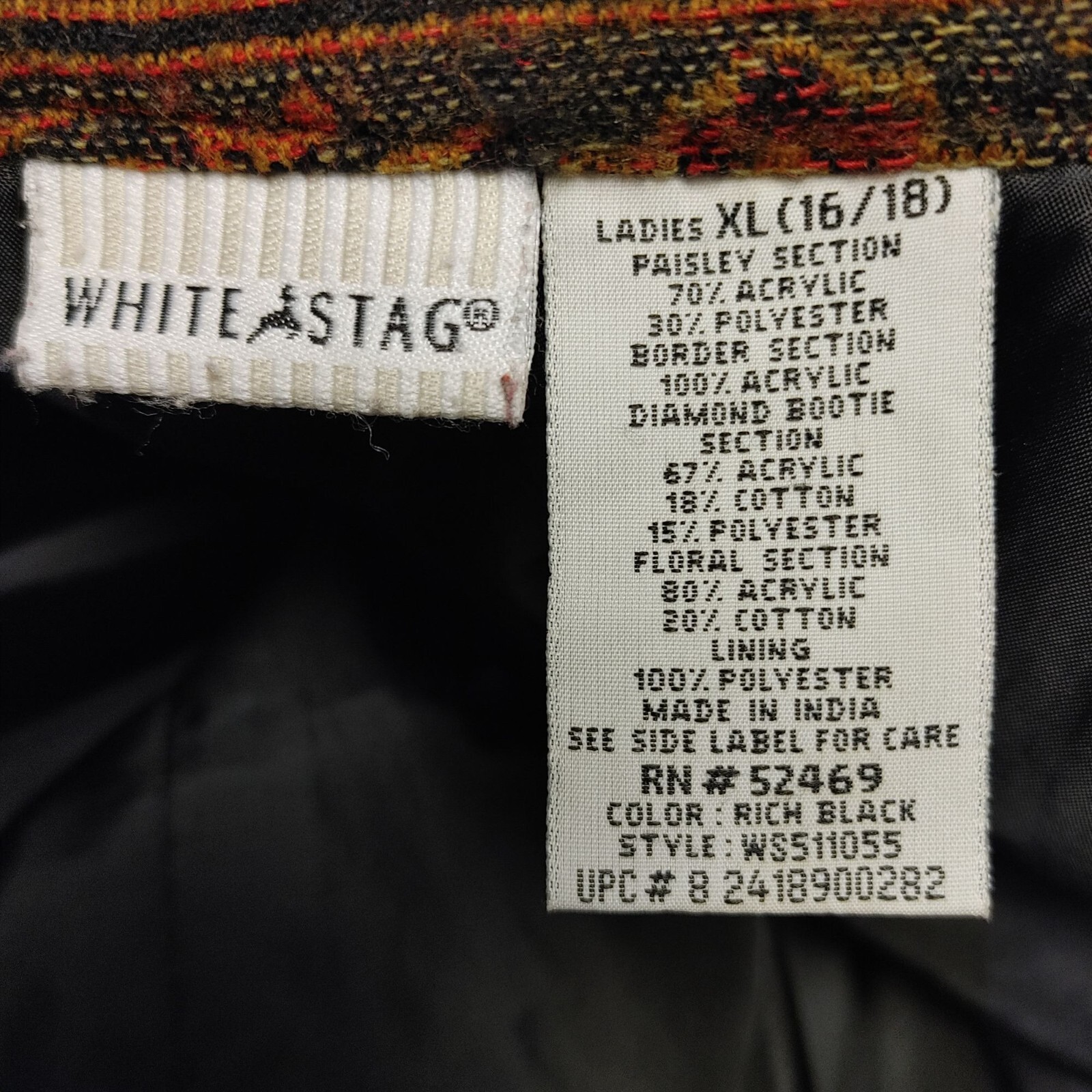 White Stag Women's Patchwork Tapestry Pattern Coa… - image 4