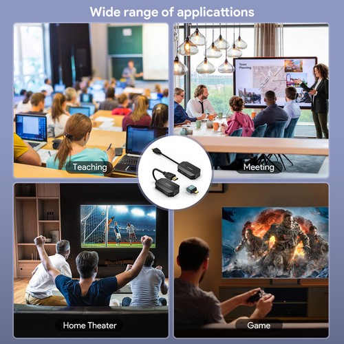 HDMI Wireless Transmitter Receiver PC Notebook Smartphone Mirror Screen HD Video - Picture 2 of 10